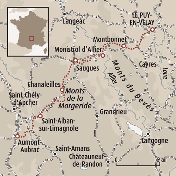 Chemin de Saint-Jacques-de-Compostelle - GR®65 - Tourisme en Aubrac