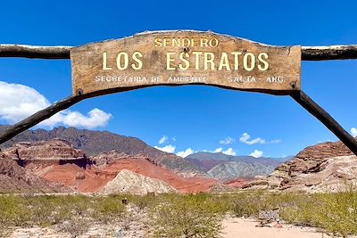 Sentier Los Estratos - Quebrada de Las Conchas - Région de Salta - Argentine