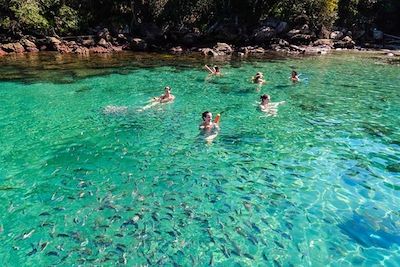 © Marcela Kovalhuk - Lagoa azul - Ilha Grande - État de Rio de Janeiro - Brésil Lagoa azul - Ilha Grande - État de Rio de Janeiro - Brésil