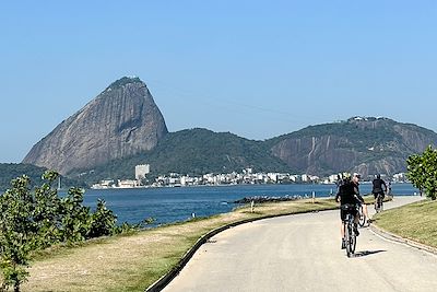 Vélo dans le parc de Flamengo - Urca - Brésil