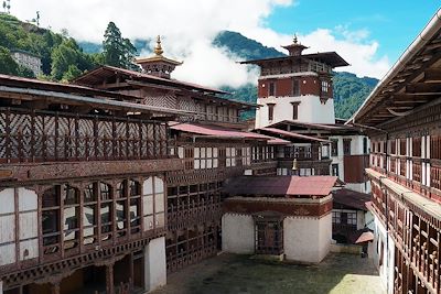 Architecture traditionnelle - Dzong de Trongsa - Bhoutan