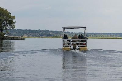 © Valentin Poitte et Marion Feral - Safari en bateau sur le fleuve Chobe - Botswana Safari en bateau sur le fleuve Chobe - Botswana
