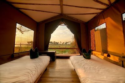 © Safari Destinations - Oddballs Camp - Okavango - Botswana Oddballs Camp - Okavango - Botswana