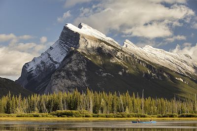 Mont Rundle depuis le lac Vermillon - Parc national de Banff - Alberta - Canada