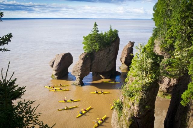 Hopewell Rocks - Baie de Fundy - Nouveau-Brunswick - Canada