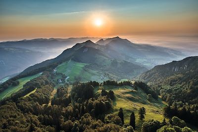 Au sommet du Weissenstein - Canton de Soleure - Suisse