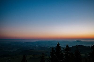 Coucher de solei - Parc Naturel du Gantrisch - Suisse