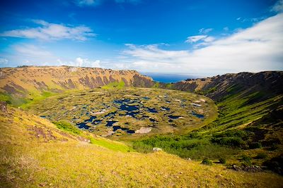 Volcan Rano Kau - Ile de Pâques - Chili