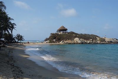 La plage de Cabo San Juan dans la parc Tayrona - Colombie