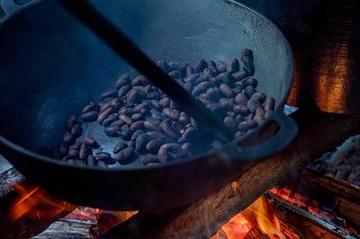 préparation du cacao