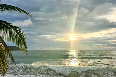 Coucher de soleil au Corcovado - Costa Rica