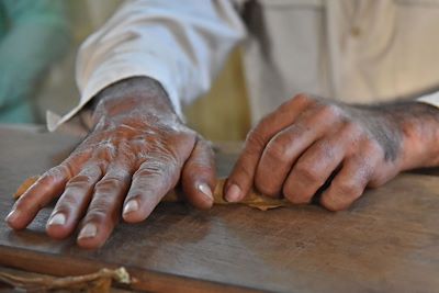 Fabrication de cigares - Vallée de Vinales - Cuba