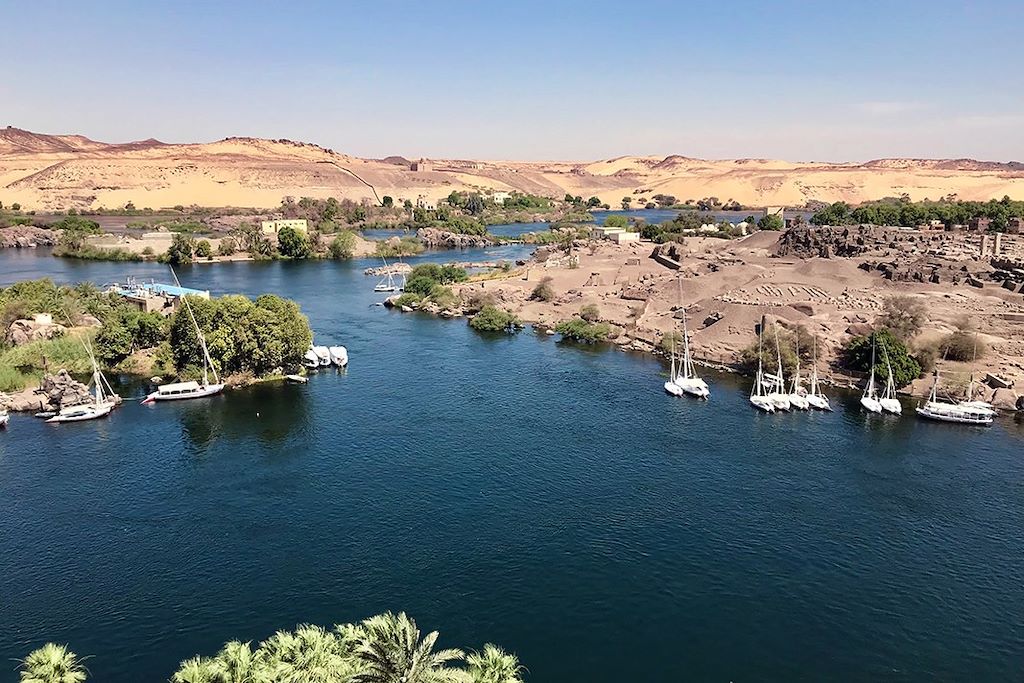 Les berges du Nil - Assouan - Egypte
