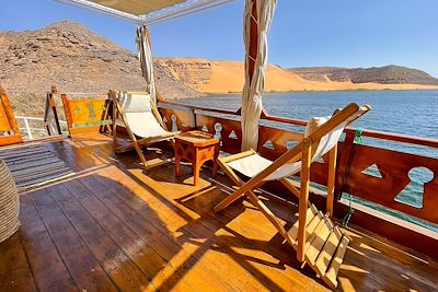 Pont du bateau dongolah - Lac Nasser - Egypte