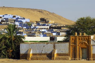 © Bertrand Rieger/hemis.fr/OT Egypte - Village nubien à Assouan - Vallée du Nil - Egypte Village nubien à Assouan - Vallée du Nil - Egypte