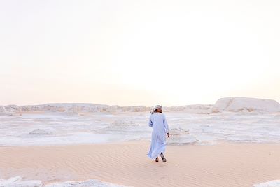 © EMS-FORSTER-PRODUCTIONS / Getty Images - Egyptien dans le Désert Blanc - Egypte Egyptien dans le Désert Blanc - Egypte