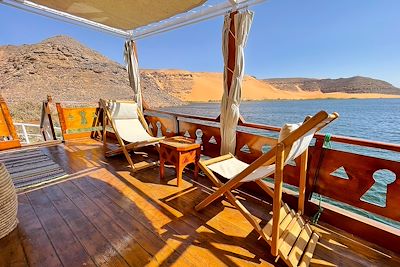 Pont du bateau dongolah - Lac Nasser - Egypte