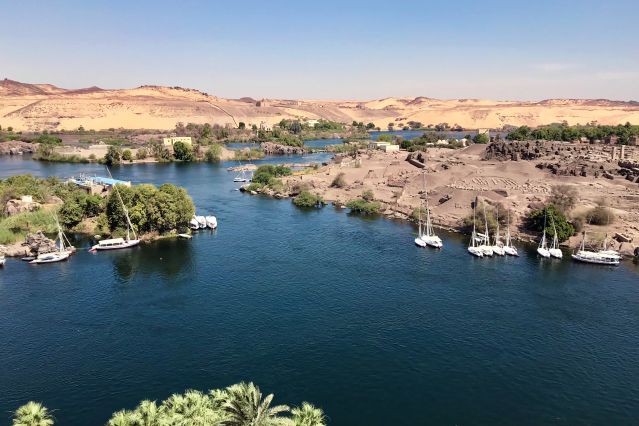 Les berges du Nil - Assouan - Egypte