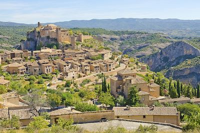 Le village médiéval d'Alquezar - Espagne