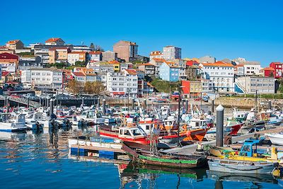 Port de pêche de Fisterra, Saint-Jacques de Compostelle, Galice - Espagne