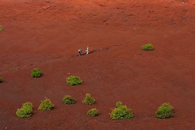 Randonnée dans les sentiers volcaniques