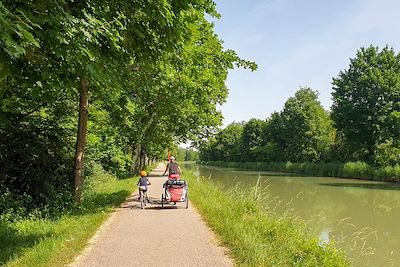 Le Canal des 2 Mers à vélo - entre Toulouse et Moissac - France