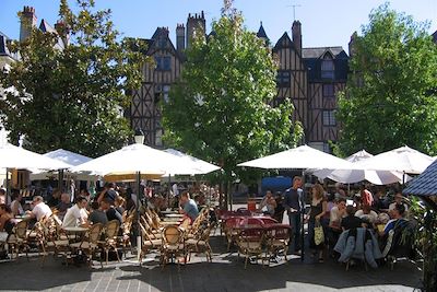 Place Plumereau  - Tours - Loire - France