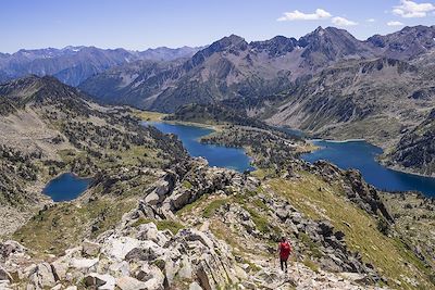 © BARRERE Jean-Marc / hemis.fr - Lacs d'Aumar et d'Aubert - Réserve de Néouvielle - France Lacs d'Aumar et d'Aubert - Réserve de Néouvielle - France