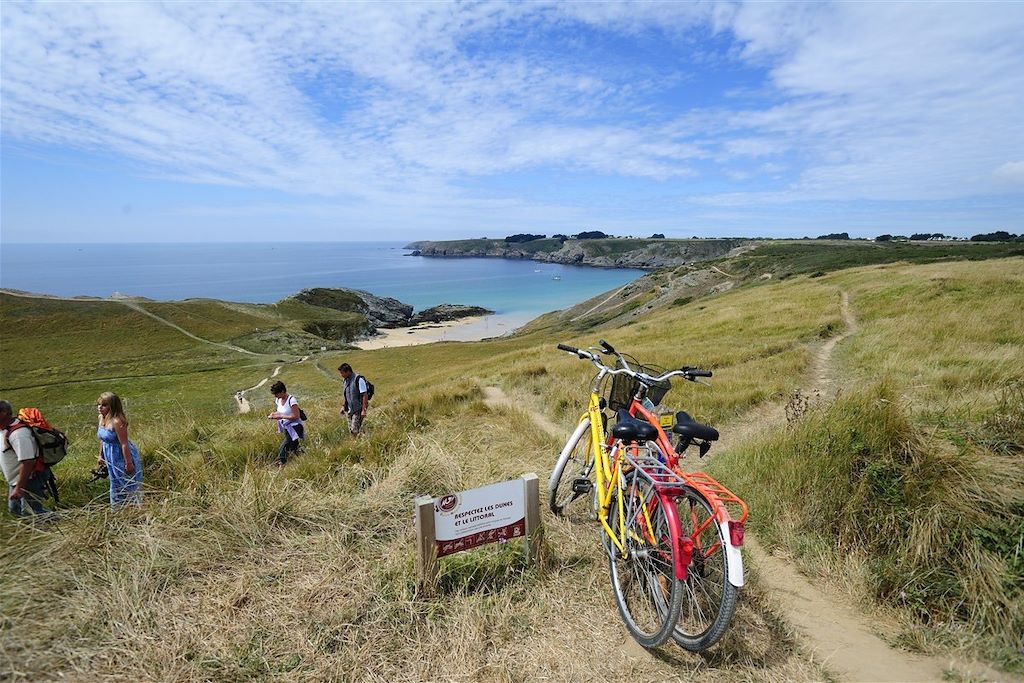 Voyage De la baie de Quiberon à Belle-Île-en-Mer à vélo
