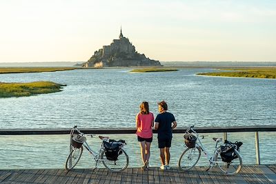 La Vélomaritime - Mont-Saint-Michel - Bretagne - France