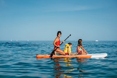 Paddle en famille 