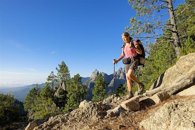 © GUIZIOU Franck / hemis.fr - Étape entre I Paliri et Asinau - GR 20 - Corse du Sud - France Étape entre I Paliri et Asinau - GR 20 - Corse du Sud - France
