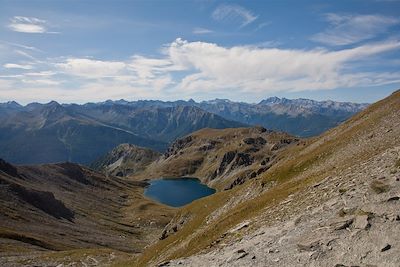 Lac du Grand Laus dans le massif du Queyras - France