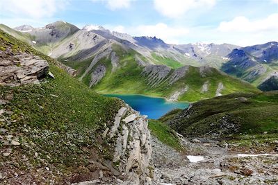 Pic du malrif et vallée de Cervières - Queyras - France