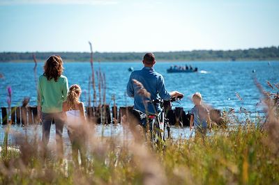 De Noirmoutier à l'île d'Yeu à vélo et en famille 