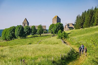 Randonnée en Aubrac - France