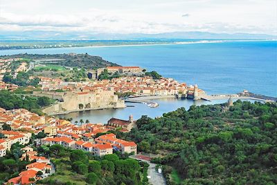 Vue sur Collioure - Pyrénées-Orientales - France