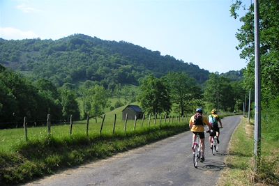 Balade à vélo sur les routes du Pays Basque - France