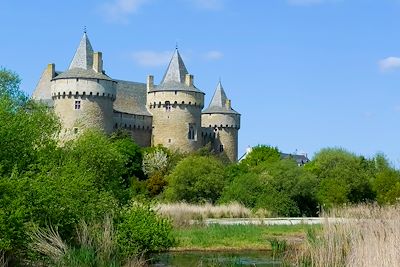 Vue sur le château de Suscinio - Morbihan - Bretagne - France