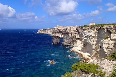 © Alix Cazenave - Falaises de Bonifacio - Corse - France Falaises de Bonifacio - Corse - France