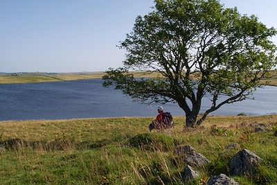 © Chamina - lac de Souveyrols - Aubrac - Massif Central - France lac de Souveyrols - Aubrac - Massif Central - France