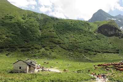 Randonnée dans le Massif de la Vanoise - France