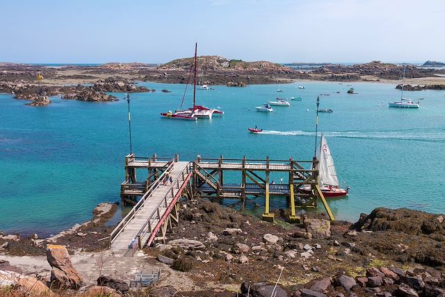 Bord de mer et îles : La Côte d'Emeraude et les îles Chausey Voyage La Côte d'Emeraude et les îles Chausey