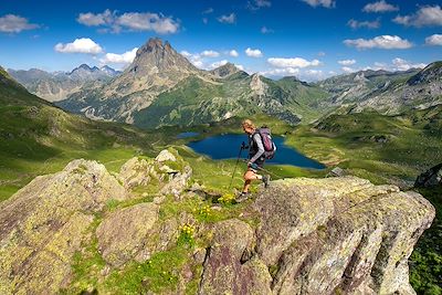 Pic du Midi d'Ossau dans la Vallée d'Ossau - Béarn - France