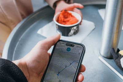 Pause glace et vérification du parcours 