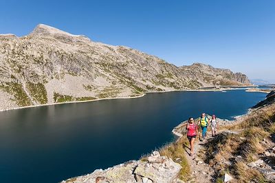 Randonnée sur le sentier des Sept Laux - Massif de Belledonne - Isère - France