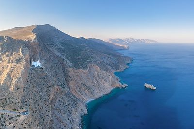 Ile d'Armorgos dans les Cyclades en Grèce