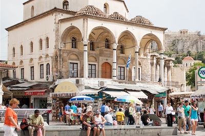 Quartier Monastiraki - Athènes - Grèce - Europe