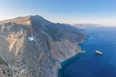 Ile d'Armorgos dans les Cyclades en Grèce