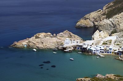 Village de pêche traditionnel - Milos - Cyclades - Grèce